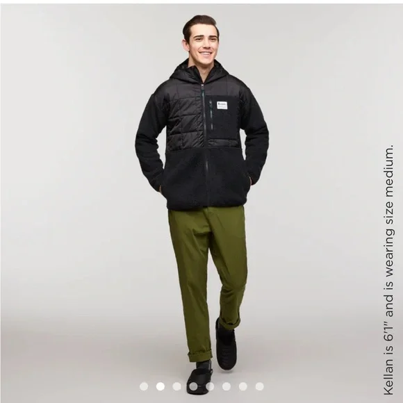 Cotopaxi Men's Large Trico Hybrid Jacket Black NWT Hood Insulated Hooded - Picture 3 of 14